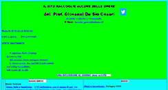 Desktop Screenshot of giovannidesio.it